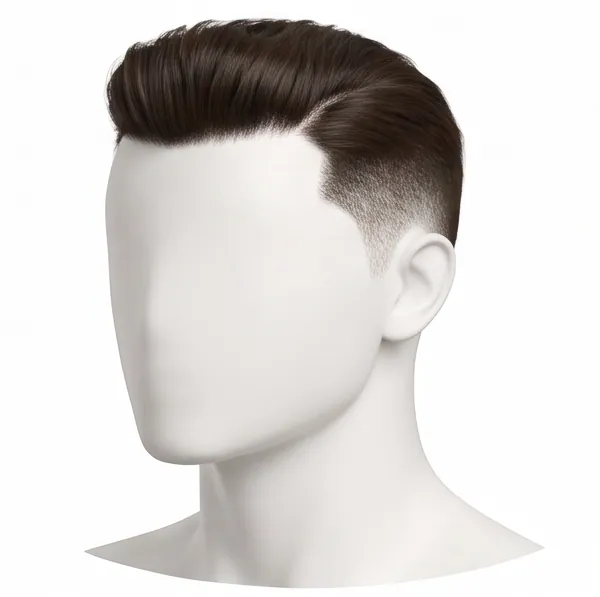 Quiff, Straight