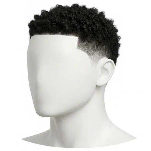 Burst Fade, Curly