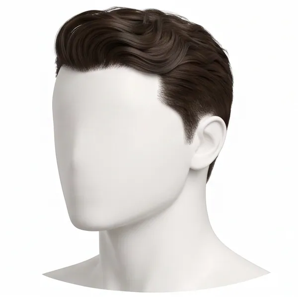 Quiff, Wavy