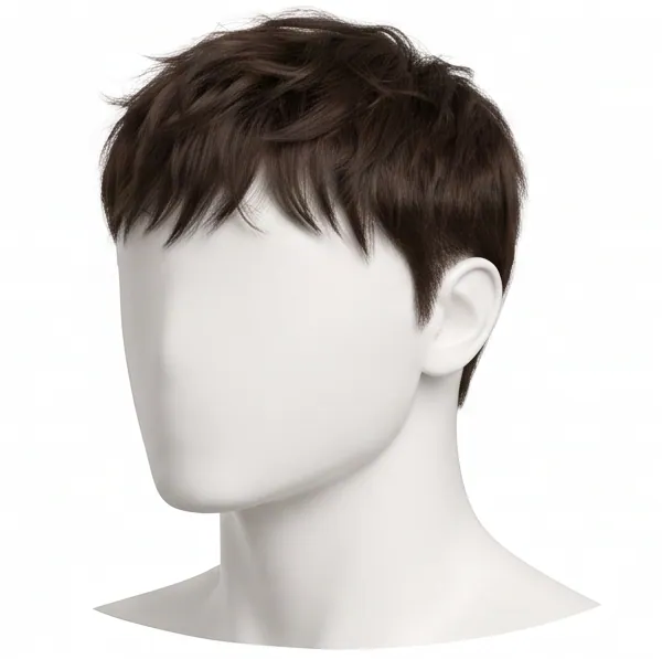 Messy Fringe, Straight