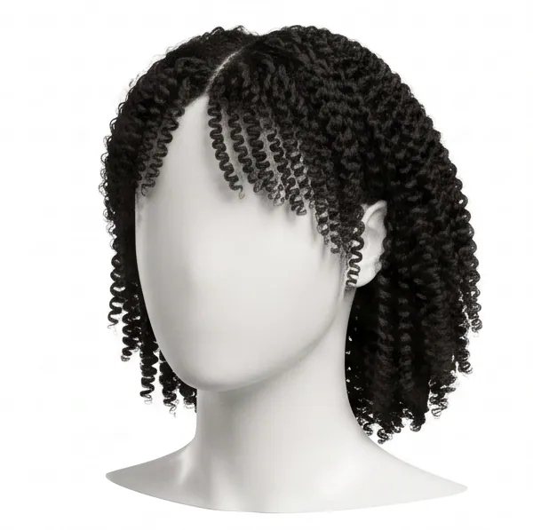 Curtain Bangs, Coily