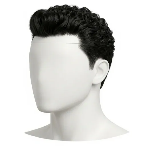 Pompadour, Curly