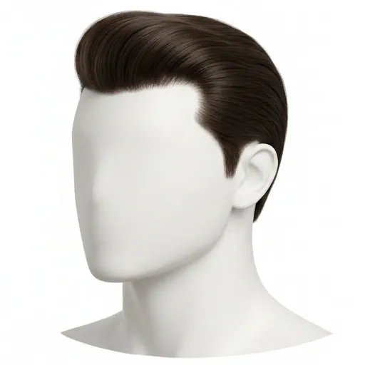 Pompadour, Straight