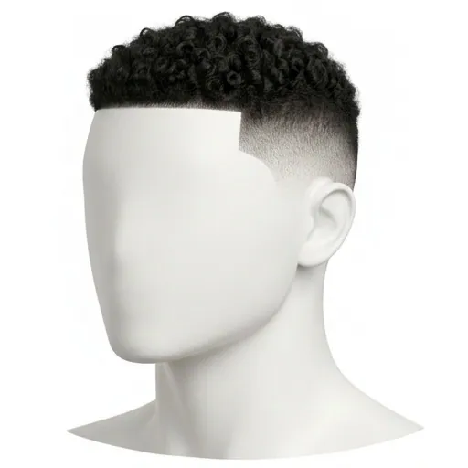 High Skin Fade, Curly